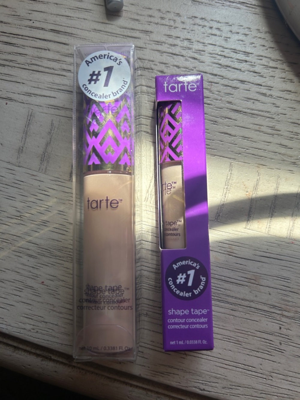 Tarte Shape Tape Concealer- full and travel size in shade 16N